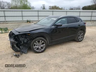 2025 Mazda CX-30 S Preferred with VIN 3MVDMBCM9SM759048, listed as a Copart auction lot 47784655 with 6,498 mi miles and Salvage Title. Bid and sale history available at carsss.com. Image 1.