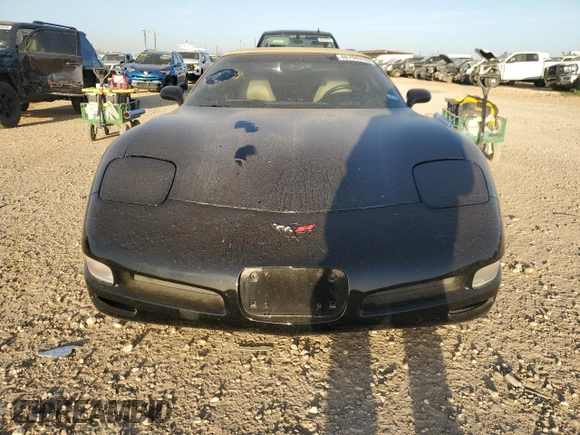 2002 Chevrolet Corvette with VIN 1G1YY32G125109959, listed as a Copart auction lot 48794315 with 34,937 mi miles and Salvage Title. Bid and sale history available at carsss.com. Image 5.