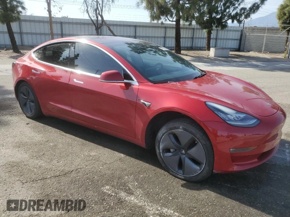 2018 Tesla Model 3 Long Range Battery with VIN 5YJ3E1EA5JF013044, listed as a Copart auction lot 49926055 with 102,158 mi miles and Salvage Title. Bid and sale history available at DreamBid. Image 4.