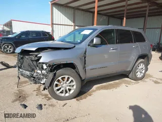 2021 Jeep Grand Cherokee Laredo X with VIN 1C4RJEAG2MC658386, listed as a IAAI auction lot 41218224 with 92,901 mi miles. Bid and sale history available at carsss.com. Image 17.