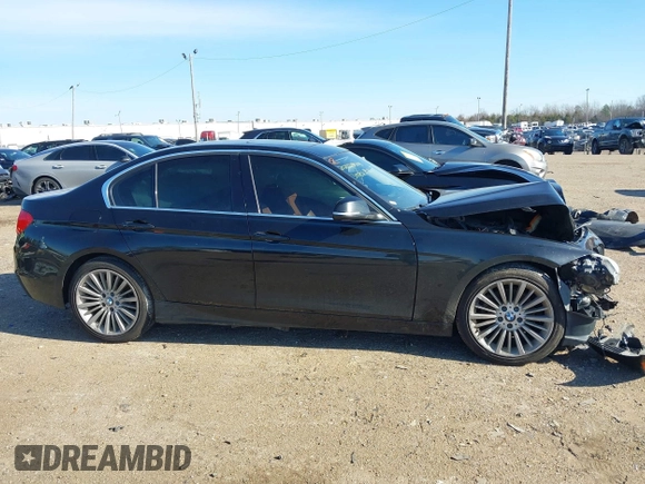2014 BMW 3 Series 328i with VIN WBA3A5G5XENP31082, listed as a IAAI auction lot 41290680 with Not Provided miles. Bid and sale history available at carsss.com. Image 12.