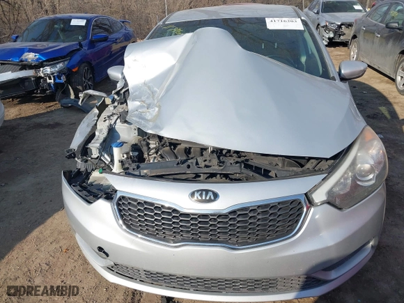 2016 Kia Forte LX with VIN KNAFK4A67G5555214, listed as a IAAI auction lot 41716203 with 148,207 mi miles. Bid and sale history available at carsss.com. Image 13.