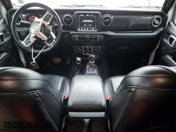 2021 Jeep Wrangler Unlimited Sahara with VIN 1C4HJXEN7MW563272, listed as a Copart auction lot 57398575 with 73,861 mi miles and Salvage title. Bid and sale history available at DreamBid. Image 8.