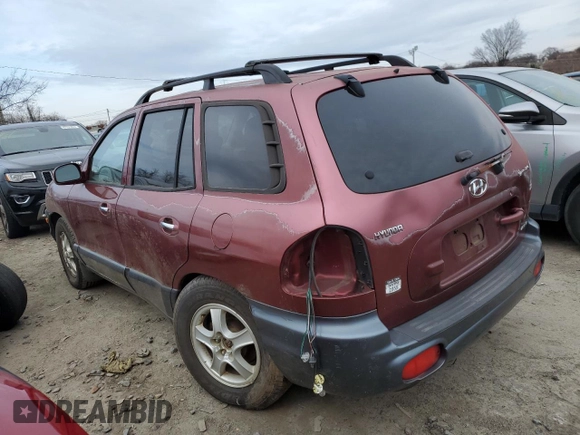 2002 Hyundai Santa Fe GLS with VIN KM8SC73D22U153199, listed as a Copart auction lot 86425594 with 252,992 mi miles and Non Repairable. Bid and sale history available at carsss.com. Image 2.