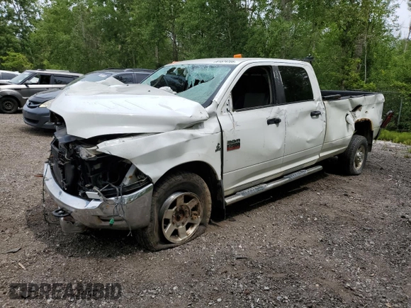 2012 Ram 2500 SLT with VIN 3C6UD5JL8CG260150, listed as a Copart auction lot 61574705 with Not provided miles and Salvage title. Bid and sale history available at DreamBid. Image 1.