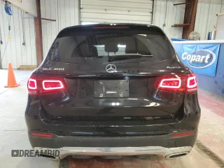 2022 Mercedes-Benz GLC 300 with VIN W1N0G8EB0NV378147, listed as a Copart auction lot 53201525 with 46,630 mi miles and Salvage Title. Bid and sale history available at DreamBid. Image 6.