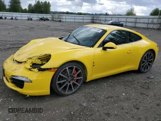2012 Porsche 911 991 Carrera S with VIN WP0AB2A91CS121555, listed as a Copart auction lot 51941954 with 21,256 mi miles and Salvage Title. Bid and sale history available at carsss.com. Image 1.