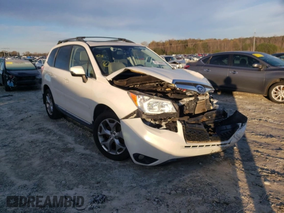 2015 Subaru Forester Touring with VIN JF2SJAWC2FH431514, listed as a Copart auction lot 67196822 with 126,807 mi miles and . Bid and sale history available at DreamBid. Image 1.