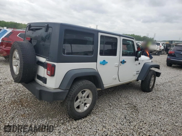 2016 Jeep Wrangler Unlimited Sport with VIN 1C4HJWDG1GL200419, listed as a Copart auction lot 53668335 with 111,835 mi miles and Salvage title. Bid and sale history available at DreamBid. Image 3.