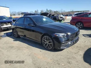 2023 Mercedes-Benz C 300 with VIN W1KAF4GB7PR145520, listed as a Copart auction lot 42082655 with 37,008 mi miles and Salvage title. Bid and sale history available at DreamBid. Image 4.