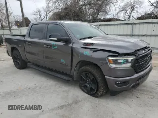 2022 Ram 1500 Big Horn with VIN 1C6SRFFM7NN298608, listed as a Copart auction lot 47785455 with 63,945 mi miles and Salvage Title. Bid and sale history available at carsss.com. Image 4.