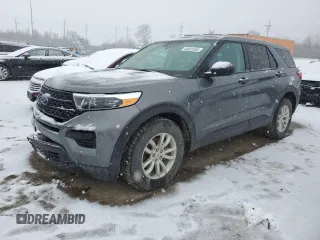 2021 Ford Explorer with VIN 1FMSK8BH0MGA71485, listed as a Copart auction lot 44632955 with 132,040 mi miles and Salvage Title. Bid and sale history available at carsss.com. Image 1.