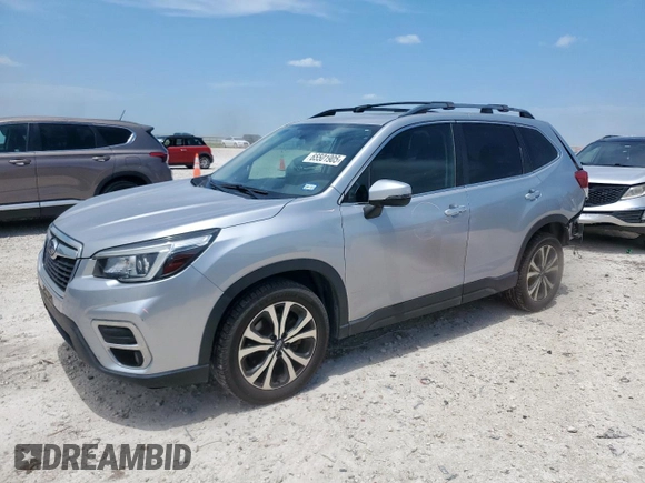 2019 Subaru Forester Limited with VIN JF2SKAUC6KH569535, listed as a Copart auction lot 65501905 with 75,209 mi miles and Salvage title. Bid and sale history available at DreamBid. Image 1.