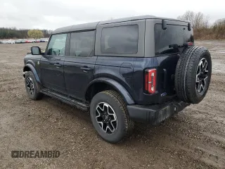 2021 Ford Bronco с VIN 1FMEE5DP8MLA78361, выставлен на аукционе Copart как лот 50032465 с пробегом 39 800 миль миль и Списание • Salvage title. История ставок и продаж доступна на DreamBid. Изображение 2.