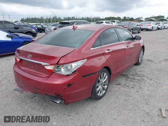2013 Hyundai Sonata Limited with VIN 5NPEC4AC0DH518020, listed as a IAAI auction lot 41770278 with 98,322 mi miles and . Bid and sale history available at DreamBid. Image 4.