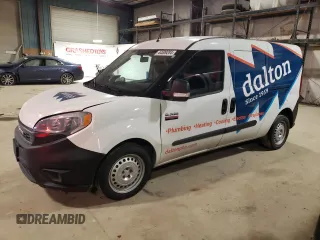 2021 Ram ProMaster City Cargo Tradesman with VIN ZFBHRFABXM6U25145, listed as a Copart auction lot 44509284 with 73,260 mi miles and Salvage Title. Bid and sale history available at DreamBid. Image 1.