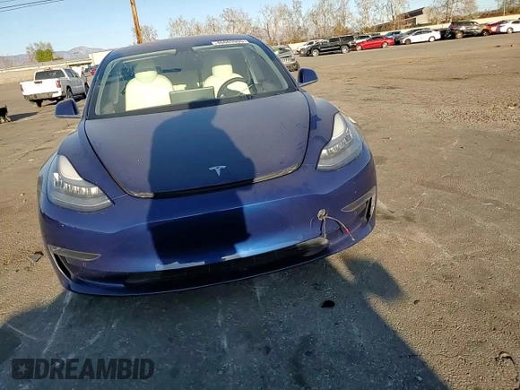 2018 Tesla Model 3 Long Range Battery with VIN 5YJ3E1EA1JF155696, listed as a Copart auction lot 46669995 with 84,055 mi miles and Salvage Title. Bid and sale history available at DreamBid. Image 11.