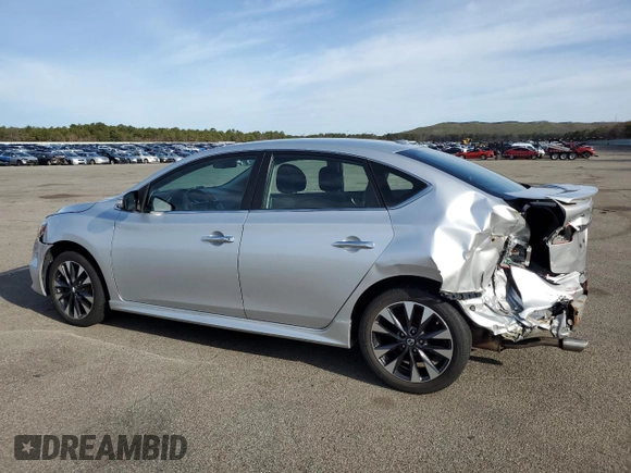 2016 Nissan Sentra SV with VIN 3N1AB7AP9GY258281, listed as a Copart auction lot 52052395 with 80,888 mi miles and Salvage Title. Bid and sale history available at DreamBid. Image 2.