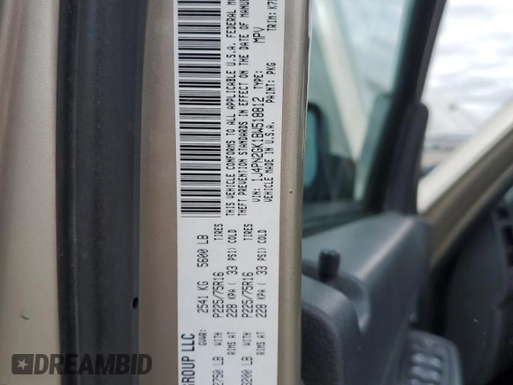 2011 Jeep Liberty Sport with VIN 1J4PN2GK1BW518812, listed as a Copart auction lot 53058285 with 119,929 mi miles and Clean Title. Bid and sale history available at DreamBid. Image 13.