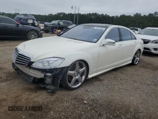 2010 Mercedes-Benz S 550 with VIN WDDNG7BB6AA332065, listed as a Copart auction lot 55071685 with 209,325 mi miles and Salvage Title. Bid and sale history available at DreamBid. Image 1.