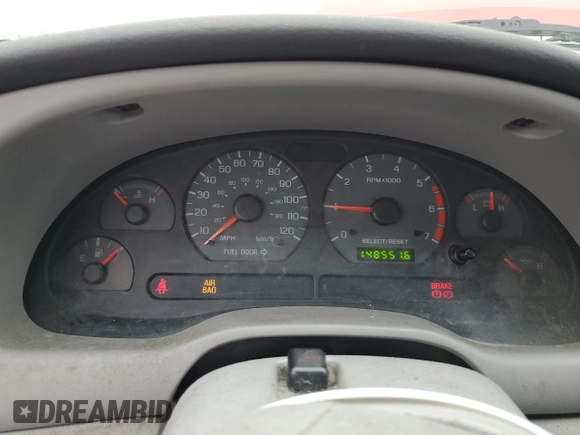 2002 Ford Mustang Standard z VIN 1FAFP40412F107189, wystawiony jako Copart lot #58425645 z przebiegiem 148 551 mil mil oraz Szkoda całkowita • Salvage title. Historia ofert i sprzedaży dostępna na DreamBid. Obrazek 9.