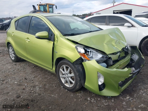 2015 Toyota Prius c One with VIN JTDKDTB36F1096872, listed as a IAAI auction lot 41202434 with 130,386 mi miles. Bid and sale history available at carsss.com. Image 1.