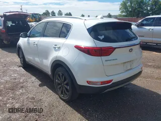 2018 Kia Sportage EX with VIN KNDPN3AC4J7442976, listed as a IAAI auction lot 42443783 with 176,960 mi miles and . Bid and sale history available at DreamBid. Image 3.