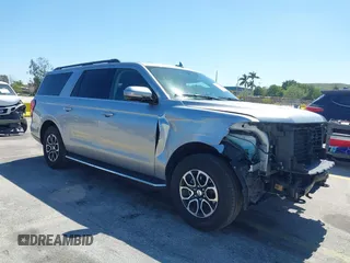 2023 Ford Expedition Max XLT with VIN 1FMJK1J86PEA03874, listed as a IAAI auction lot 41742291 with 45,822 mi miles and . Bid and sale history available at DreamBid. Image 1.