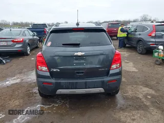 2016 Chevrolet Trax LT with VIN 3GNCJLSB7GL280613, listed as a IAAI auction lot 42017159 with 74,032 mi miles. Bid and sale history available at carsss.com. Image 16.