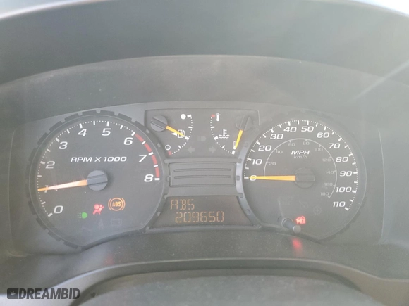 2005 Chevrolet Colorado Z85 with VIN 1GCCS148358211702, listed as a Copart auction lot 46749225 with 209,650 mi miles and Salvage Title. Bid and sale history available at carsss.com. Image 9.