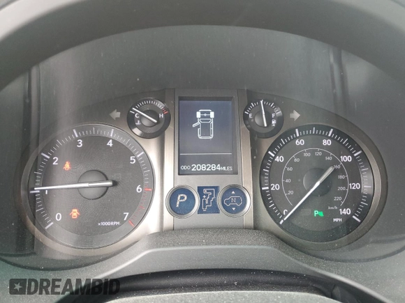 2010 Lexus GX 460 Premium with VIN JTJJM7FX0A5002922, listed as a Copart auction lot 64822095 with 208,284 mi miles and Clean title. Bid and sale history available at DreamBid. Image 9.