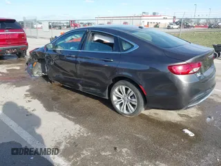 2015 Chrysler 200 Limited with VIN 1C3CCCABXFN528411, listed as a IAAI auction lot 41823474 with 53,925 mi miles. Bid and sale history available at carsss.com. Image 3.