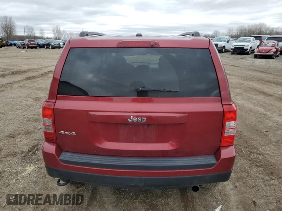 2014 Jeep Patriot Sport with VIN 1C4NJRBB1ED845705, listed as a Copart auction lot 51018015 with 140,516 mi miles and Clean Title. Bid and sale history available at carsss.com. Image 6.