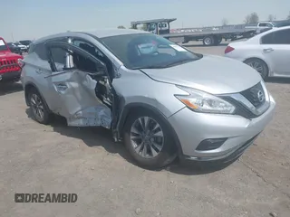 2016 Nissan Murano S with VIN 5N1AZ2MGXGN150011, listed as a IAAI auction lot 41887571 with 56,125 mi miles and . Bid and sale history available at carsss.com. Image 1.