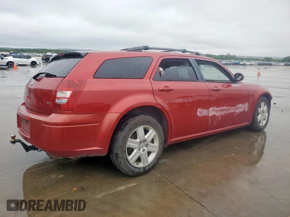 2007 Dodge Magnum SXT with VIN 2D8GZ47V47H771646, listed as a Copart auction lot 52030975 with 150,498 mi miles and Salvage Title. Bid and sale history available at DreamBid. Image 3.