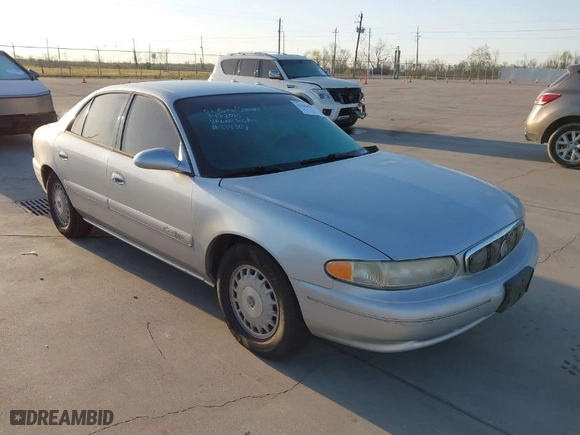 2002 Buick Century Limited with VIN 2G4WY55J821215078, listed as a IAAI auction lot 41858276 with 1 mi miles. Bid and sale history available at carsss.com. Image 1.
