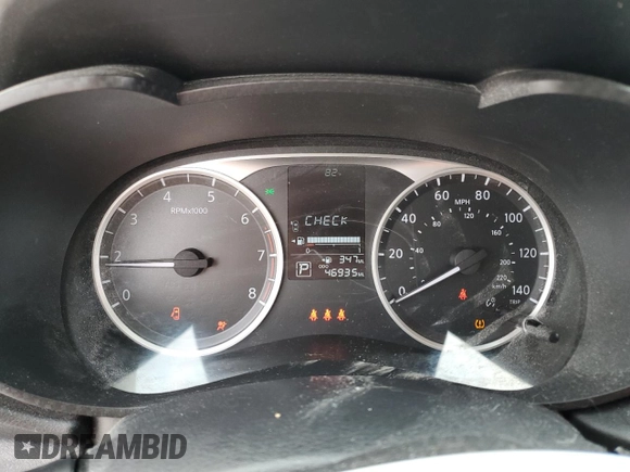 2022 Nissan Versa S with VIN 3N1CN8DVXNL832476, listed as a Copart auction lot 51307035 with 46,935 mi miles and Salvage title. Bid and sale history available at DreamBid. Image 9.