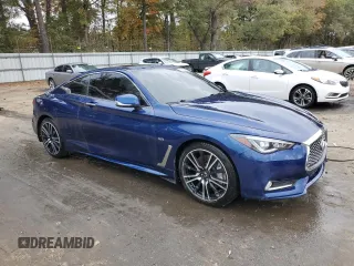 2018 Infiniti Q60 Sport with VIN JN1EV7EK1JM343312, listed as a Copart auction lot 76937894 with 79,036 mi miles and Salvage Title. Bid and sale history available at DreamBid. Image 4.