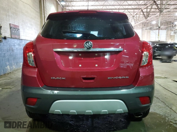 2016 Buick Encore with VIN KL4CJASB7GB626197, listed as a Copart auction lot 50079925 with 69,817 mi miles and Clean Title. Bid and sale history available at DreamBid. Image 6.