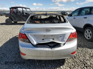 2012 Hyundai Accent GLS with VIN KMHCT4AE7CU197781, listed as a Copart auction lot 48060465 with 0 mi miles and Non Repairable. Bid and sale history available at carsss.com. Image 6.