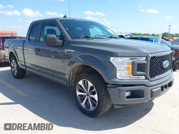 2020 Ford F-150 XL with VIN 1FTEX1CP4LFA18034, listed as a IAAI auction lot 42526312 with 75,631 mi miles and . Bid and sale history available at DreamBid. Image 1.
