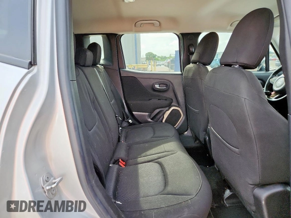 2017 Jeep Renegade Latitude with VIN ZACCJABB5HPE40221, listed as a Copart auction lot 58489125 with 185,136 mi miles and Salvage title. Bid and sale history available at DreamBid. Image 11.