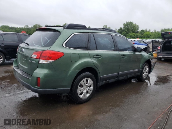 2013 Subaru Outback 2.5i with VIN 4S4BRCAC2D3230700, listed as a Copart auction lot 61360395 with 117,678 mi miles and Salvage title. Bid and sale history available at DreamBid. Image 3.