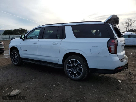 2024 Chevrolet Suburban RST with VIN 1GNSKEKDXRR364538, listed as a Copart auction lot 45136415 with 6,353 mi miles and Salvage Title. Bid and sale history available at carsss.com. Image 2.