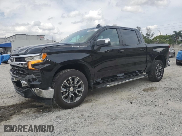 2022 Chevrolet Silverado 1500 LT with VIN 3GCPACEK2NG615059, listed as a Copart auction lot 48436815 with 42,131 mi miles and Salvage Title. Bid and sale history available at carsss.com. Image 1.
