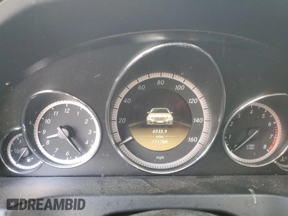 2012 Mercedes-Benz E 350 with VIN WDDKJ5KB0CF140171, listed as a Copart auction lot 55951915 with 171,708 mi miles and Salvage title. Bid and sale history available at DreamBid. Image 9.