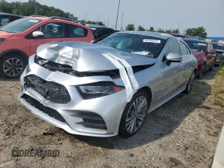 2021 Mercedes-Benz CLS with VIN W1K2J5KB2MA091165, listed as a Copart auction lot 68350444 with 35,260 mi miles and Salvage Title. Bid and sale history available at carsss.com. Image 1.