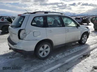 2015 Subaru Forester 2.5i with VIN JF2SJABC8FH569581, listed as a Copart auction lot 45489425 with 108,990 mi miles and Salvage Title. Bid and sale history available at carsss.com. Image 3.