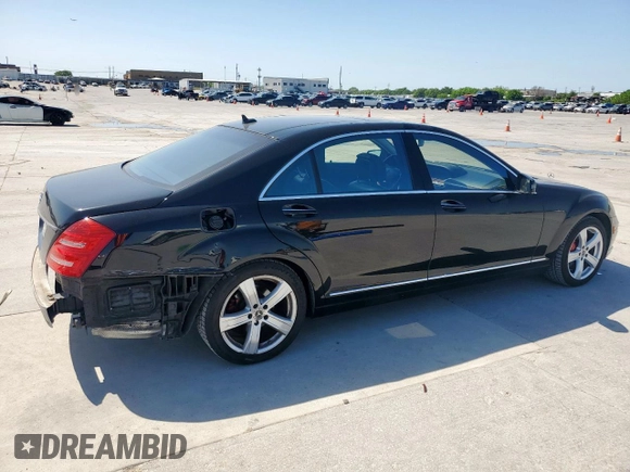 2010 Mercedes-Benz S 550 with VIN WDDNG7BBXAA347202, listed as a Copart auction lot 52907765 with 194,352 mi miles and Salvage Title. Bid and sale history available at DreamBid. Image 3.
