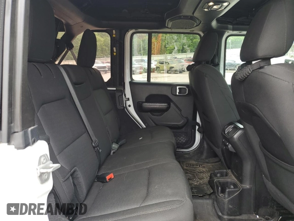 2020 Jeep Wrangler Unlimited Freedom with VIN 1C4HJXDG2LW165369, listed as a Copart auction lot 60552125 with 93,853 mi miles and Salvage title. Bid and sale history available at DreamBid. Image 10.